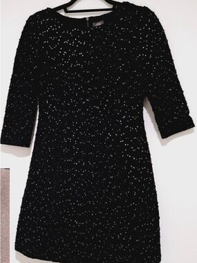 Vince Camuto Black Sparkle Party Dress